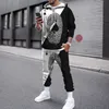 playing Card 3D Printed Men's Tracksuit Set Casual Hoodie And Pants 2pcs Sets Autumn Winter Fi Sweirt Oversized Pullover y4we#