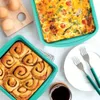 10st, nonstick Bakeware Set inklusive kakor, muffinbrödpizzapanna, kakpanna och kylställ, ugn 0,8 mm tjock, diskmaskin säker, tung tull