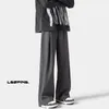 Cáqui / preto / cinza Mens coreano cor sólida harem calças japonesas streetwear harajuku casual calças soltas plus size 5xl-m r5cY #