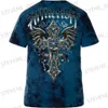 Herren T-Shirts Neue Mode Herren T-Shirt Frühling Kleidung Schädel Grafik T-Shirts Harajuku Y2k Strtwear Kurze Slve Tops Männer Übergroße Bekleidung T240325