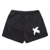 Sports d'entraînement d'été Shorts imprimés à séchage rapide Gym Gym Shorts Natation Pantalons de plage Casual Bodybuilding Shorts c6Dz #