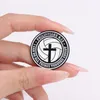 Jesus I can do all Things Christian Enamel Pin Volleyball Philippians 4:13 Creative Brooches Lapel Badge Backpack Clothes Pin