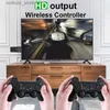 Portable Game Players 4K high-definition video game console 2.4G dual wireless controller suitable for 1/FC/retro TV dental game console 10000 game sticks Q240326