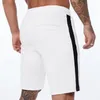 herr shorts sport fitn cott lapptäcke tryckt fem poäng byxa ny sommar gym kör träning casual shorts n6cc#