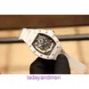 Richar Relógios Rakish Mecânico Cool Wrist Factory Rm055 Designer Mens Mecânica Mens Cerâmica Shell Sem Design Escavado Novo Luxo Com Logotipo Original