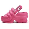 616 0178 Frauen Hausschuhe Marke Mode Integrierte Slipper Weibliche Licht Sommer Casual Schuhe Weiche 8Cm Auffällige Erhöhung 62202