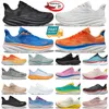 scarpe firmate donna clifton 9 bondi 8 scarpe da ginnastica da uomo Triple Nero Bianco Verde Hot Coral Summer Song Harbor Mist scarpe sportive da esterno