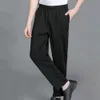 cook Pants Unisex Chef Pants with Elastic Waist Breathable Fabric Secure Pockets for Restaurant Service Cooking Uniforms Loose n4PI#