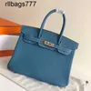 Borse in vera pelle Bk Designer Bag 2024 Classic Wax Wrapped Thread Togo Vitello Lychee Modello Borsa da donna con fibbia Logo originale