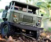 Carro elétrico/rc caminhão militar gaz wpl b24 carro de escalada 1/16 controle remoto carro de escalada rtr kit 4wd rc brinquedo diy t240325