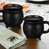 Tassen, Kaffeetasse, Dreibein, Kessel, Wasser, Gläser, Hexe, Keramiktasse, Keramik, Halloween-Geschenk