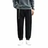 Pantalons populaires en velours côtelé pour hommes Printemps et automne hiver Tendance de la jeunesse coréenne Polyvalent Casual Boy Pantalon de survêtement en vrac Pantalon étudiant k5uN #