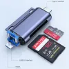 قارئ بطاقة Type-C ثلاثة في واحد USB3.0 قارئ البطاقات OTG كمبيوتر الهاتف المحمول ذكي TF/SD Micro Card Card Reader