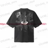 T-shirts pour hommes Puff Print House of Errors T-shirt Hommes Femmes Surdimensionné T Top Black Eye T-shirt T240325
