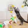 Toys Cat EVA Foam Ball Launching Gun Cat SelfHi Relieving Boredom Toy Ball Biteresistant and Scratchresistant Interactive Pet Toys