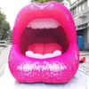 Hurtowe niesamowite gigantyczne otwarte nadmuchiwane usta model czerwony seksowne usta Balon Club pub impreza dekoracja dekoracji muzyki pomysły na dekoracje sceniczne