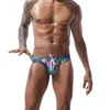 Rainbow Leopard Briefs Swimwear para Mens Sexy Gradiente Cintura Baixa Cordão Board Shorts Swimsuit Mankini Trunks Beachwear Masculino X9kJ #