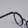 Sunglasses Frames Handmade Designer Retro Round Alloy Glasses Frame Men Woman Eyeglasses Optical Prescription