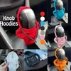 Hoodie bilutrustning växel täcke mode växel huvtröja bil Gear växel knopp täcke manuell handtag växel tröja byte spaken täcker