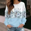 Herfst Winter Trui Mode Kleding Ontwerp Gedrukt Hoodie Casual Tee Dames Sweatshirts Vintage Elegante Top 240313