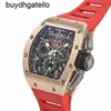 RichrsMill – montre suisse VS Factory, montre automatique en Fiber de carbone, Clone Big Date, RM011HQLA