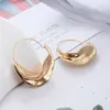 Boucles d'oreilles pendantes asymétriques en forme de panier blanc doré, goutte en alliage pour femmes, accessoires de bijoux