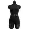 Jarretels Sexy Dij Jarretellegordel Been Harnas Lederen Lingerie Voor Vrouwen Body Bondage Festival Outfit Gothic Fetish Kleding