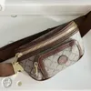 Två stilar i midjepåsar Luxurys Designer Väskor G Fashion Fanny Packs kan bäras av både pojkar och flickor storlek 28 cm bälte unisex crossbody kvinnor handväska