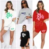 Girl White Shirts Women Tshirt Designer T Shirt Summer Tops Loose Solid Color Sweatshirt Top Tee Luxury Casual Clothes Tide Sprayed Tops Women Fox Tracksuit Sets