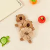 Pinces à cheveux Kawaii Capybara, chouchous, support de corde en peluche, Animal de dessin animé mignon pour filles, jolis accessoires