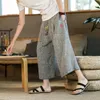 Japonia styl Kimo Pants Men Bann Japan Samurai HARAJUKU Casual Loose Męskie spodenki Yukata szerokie spodnie nogi spodni plus 5xl j0vr#