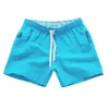 Casual Effen Kleur Zomer Strand Shorts Broek Mannen Trekkoord Zwembroek Sneldrogende Heren Board Badpakken L3ag #