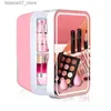 Koelkasten Diepvriezers 8L desktop mini beauty make-up huidverzorging crème kleine cosmetica koelmiddel compacte koeler verwarming geschikt Q240326