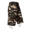 Camo Shorts Homens New Camoue Carga Calças Curtas Soltas Casuais Esportes Ao Ar Livre Meia Calças Bolso Lateral Caminhadas Shorts 06CP #