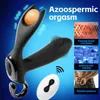 Manlig tappning av prostata massager anal rumpa plug vibrator för män gay testikel stimulering fjärrkontroll anus sex leksaker för vuxen 240315