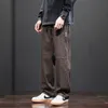 joggers Men Autumn Casual Pants Fi Wide Leg Loose Fitting Sports Straight Tube American High Street Pure Cott Mens Pants J8ub#