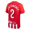 Maillots de football Atletico Madrids GRIEZMANN 23 24 120e anniversaire 2023 2024 M.LLORENTE KOKE SAUL Chemise de football hommes enfants kit uniformes Correa LEMAR