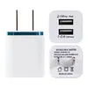 Dual-USB-Anschlüsse Wandladegerät für Samsung Galaxy Note 8 10 S8 S10 HTC Android-Handy 2.1A + 1A Home Travel Power Adapter