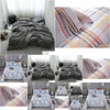 Sängkläder sätter 13 Hearth Harbour Single Bed Sheets - Uppsättning av 3 El Deluxe Double Brush Super Soft Drop Delivery Home Trädgård Textiles Suppl Otdoe
