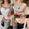 مصممة النساء قميص المحصول العلوي الحروف المطبوعة Tee Summer Tank Top Female Disual Sleeves Recer Tops Tops