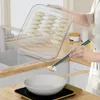 Bottiglie di stoccaggio Scatola per la conservazione dei prodotti freschi Contenitore per gnocchi impilabile con coperchio per manico Snack antiaderente per uso alimentare senza Bpa