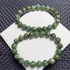 Decorative Figurines 9MM Natural Diopside Bracelet Gemstone Crystal Healing Fashion Jewelry Gift 1PCS