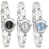 10pcs/partia mieszana masa słodka zegarek dla kobiet zegarki dla kobiet dla kobiet dziewczyny srebrne zegarek stal nierdzewna kwarcowa sukienka na rękę na rękę 240320
