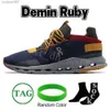 Venda de fábrica sapatos para fora de sapatos novos homens homens designers tênis preto eclipse demin ruby ​​eclipse rosa iriraf prate triplo whi