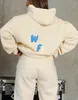 Whitesfox hoodie dames tracksuits 2 -delige set pullover ontwerper hoodie outfit sweatshirts sport lange mouwen pullover witte foxx set hoodie z6