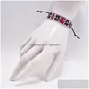 Charm Bracelets Weave Rope Friendship For Woman Men Cotton Handmade Bracelet Ethnic Jewelry Gifts Drop Delivery Dh2Iv