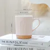 Tassen Büro Unisex Kaffeetasse Holz Isolierte Keramiktasse Einfarbig Geprägte Coffeeware Home Tee Trinken Milch Tassen