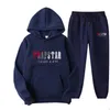 Heren trainingspakken Zwart Trapstar trainingspak met capuchon Hardlopen Basketbal Sportkleding Designer Hoodies en broeken Losse Tech Heren Dames Lange Sle Otjkv