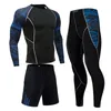 Ropa interior térmica para hombre, ropa interior comprimida de invierno para MMA Rashgard, ropa de gimnasio para hombre, camiseta de culturismo, mallas, ropa deportiva