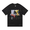 paars shirt paars merk t-shirt mannen vrouwen zomer shirts ronde hals katoenmix letterprint casual korte mouwen oversized kleding designer t-shirt voor heren